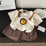 【73-160cm】半袖セットアップ キッズ キャラクター 立体デザイン - 画像 (3)