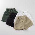 【80-130cm】ショートパンツ キッズ服 ユニセックス 合わせやすい - 画像 (5)