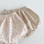 【66-100cm】セットアップ ベビー フリル襟トップス&フラワーパンツ - 画像 (18)