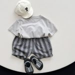 【80-130cm】半袖Tシャツ キッズ服 ベーシック 無地 クルーネック - 画像 (10)