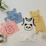 【59-90cm】ロンパース ベビー 韓国風 動物柄 オールインワン - 画像 (10)