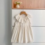 【66-90cm】ロンパースorワンピース 姉妹服 フリル ノースリーブ - 画像 (5)