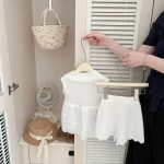 【73-120cm】セットアップ ベビー 折り襟 可愛い ホワイト - 画像 (10)