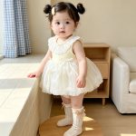 【66-90cm】ロンパース ベビー ふわふわ リボン - 画像 (11)