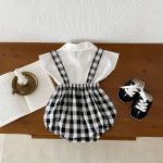【66-100cm】トップスorサロペット ベビー プリンス チェック - 画像 (10)