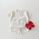 【73-100cm】セットアップ ベビー ハート英字 スポーツ - 画像 (10)