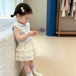 【73-100cm】トップス ベビー セーラー 折り襟 ボーダー - 画像 (5)
