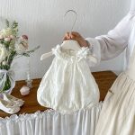【66-90cm】ロンパース ベビー ノースリーブ ふわふわ - 画像 (5)