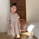 【80-130cm】セットアップorワンピース ノースリーブ ドット - 画像 (9)