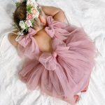 【66-90cm】ロンパース ベビー ふわふわ チュール プリンセスドレス - 画像 (10)
