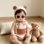 【66-90cm】ロンパース ベビー 可愛い 帽子付き - 画像 (4)