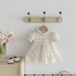 【66-90cm】ロンパース ベビー ワッフル チュール - 画像 (4)