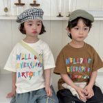 【80-140cm】半袖Ｔシャツ レタード カラフル 合わせやすい - 画像 (17)