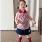【80-130cm】ベストorスカート 女の子 ボーダー柄 おしゃれ - 画像 (7)