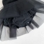 【66-90cm】ロンパース ベビー リボン ワンピース風 - 画像 (16)