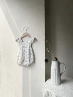 【66-90cm】ロンパース ベビー 小花柄 サロペット - 画像 (13)