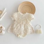 【66-90cm】ロンパース ベビー レース プリンセス - 画像 (4)