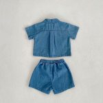 【73-120cm】セットアップ デニム オシャレ カジュアル - 画像 (8)