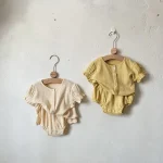 【66-90cm】セットアップ ベビー 韓国風 パフスリーブ - 画像 (25)