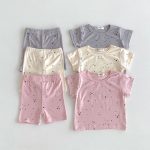 【80-130cm】セットアップ 女の子 コットン 星柄 プリント - 画像 (4)