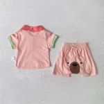 【66-90cm】パンツ or ポロ トップス ベビー 韓国風 ベアーデザイン - 画像 (36)
