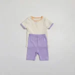 【73-100cm】セットアップ ベビー 韓国風 バイカラー - 画像 (5)