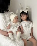 【66-90cm】ロンパース ベビー 韓国風 うさぎ - 画像 (12)