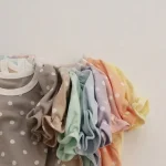 【66-90cm】セットアップ ベビー ドット 5色選べる - 画像 (16)