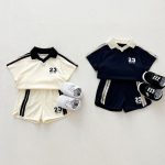 【80-130cm】セットアップ ベビー スポーティー 23ロゴ - 画像 (4)
