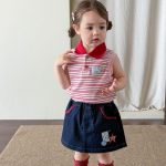 【80-130cm】ベストorスカート 女の子 ボーダー柄 おしゃれ - 画像 (10)