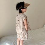 【80-130cm】セットアップorワンピース ノースリーブ ドット - 画像 (12)