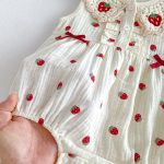 【66-90cm】ロンパース ベビー イチゴ ノースリーブ - 画像 (11)