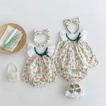 【66-120cm】ロンパースor セットアップ ベビー チューリップ - 画像 (8)