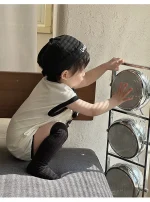 【66-90cm】ロンパース ベビー カートゥーン ノースリープ - 画像 (10)