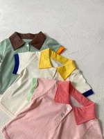 【66-90cm】パンツ or ポロ トップス ベビー 韓国風 ベアーデザイン - 画像 (43)