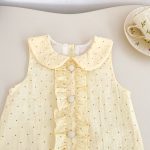 【73-120cm】ワンピース ベビー 可愛い ドット プリント - 画像 (8)