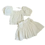 【73-100cm】セットアップ ベビー パフスリーブ スカート - 画像 (30)