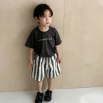 【73-120cm】ショートパンツ ベビー ストライプ パンツ - 画像 (14)