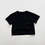 【80-130cm】半袖Tシャツ キッズ服 ベーシック 無地 クルーネック - 画像 (5)