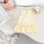 【73-120cm】ワンピース ベビー 可愛い ドット プリント - 画像 (5)