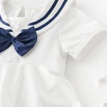 【66-90cm】ロンパース ベビー セーラー風 可愛い - 画像 (6)