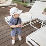 【66-100cm】ロンパース ベビー ストライプ 半袖 オーバーオール - 画像 (3)