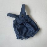 【66-90cm】サロペットロンパース ベビー ダブル ポケット - 画像 (13)
