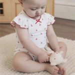 【66-90cm】ロンパース ベビー フレンチスリーブ おしゃれ - 画像 (10)