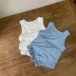 【66-90cm】セットアップ ベビー 韓国風 シンプル - 画像 (3)
