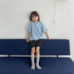 【73-100cm】ボトムス ショートパンツ ベビー 韓国風 ボタン付き - 画像 (7)