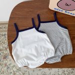 【66-90cm】キャミロンパース ベビー クマロゴ かわいい - 画像 (8)