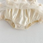 【66-90cm】ロンパース ベビー ローズ フリル かわいい - 画像 (12)