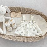 【66-100cm】セットアップ ベビー フラワー柄 クリーム - 画像 (5)
