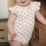 【66-90cm】ロンパース ベビー フレンチスリーブ おしゃれ - 画像 (7)